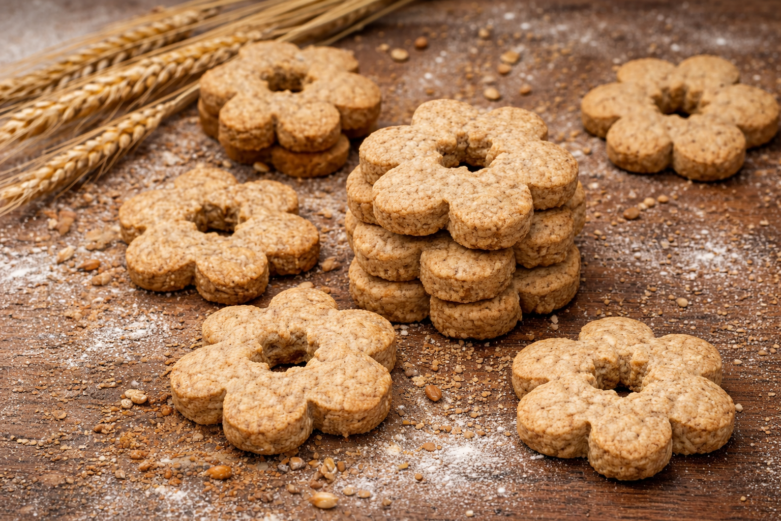 Frollini integrali senza zuccheri aggiunti