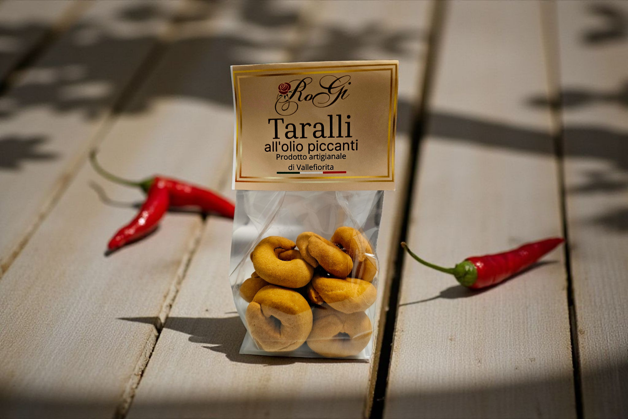 Taralli piccanti all'olio d'oliva